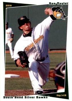 2010 Grandstand South Bend Silver Hawks #NNO Dan Taylor Front