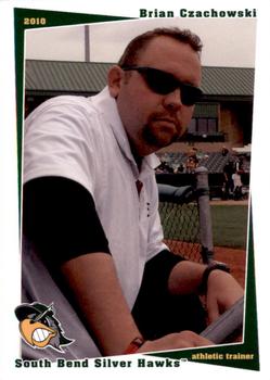 2010 Grandstand South Bend Silver Hawks #NNO Brian Czachowski Front