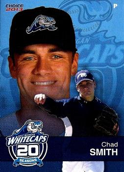 2013 Choice West Michigan Whitecaps #21 Chad Smith Front