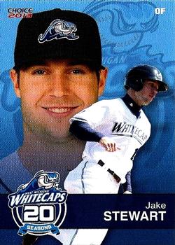 2013 Choice West Michigan Whitecaps #23 Jake Stewart Front