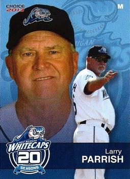 2013 Choice West Michigan Whitecaps #30 Larry Parrish Front