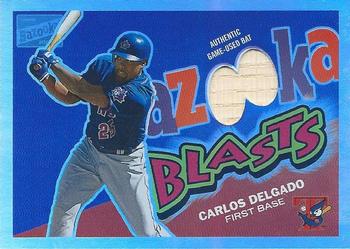 2003 Bazooka - Blasts Relics Parallel 25 #BB-CD Carlos Delgado Front