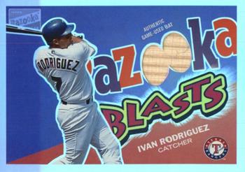 2003 Bazooka - Blasts Relics Parallel 25 #BB-IR Ivan Rodriguez Front