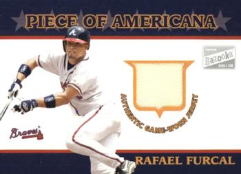 2003 Bazooka - Piece of Americana Relics #PA-RF Rafael Furcal Front