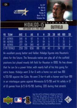 2000 Upper Deck #124 Richard Hidalgo Back
