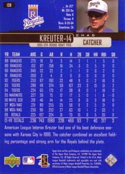 2000 Upper Deck #138 Chad Kreuter Back