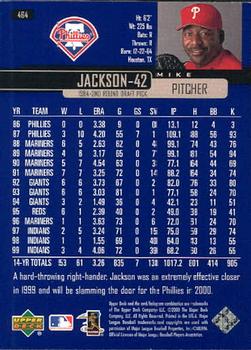 2000 Upper Deck #464 Mike Jackson Back