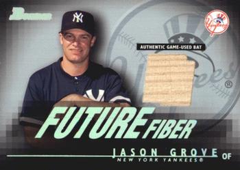 2003 Bowman - Future Fiber Bats #FF-JG Jason Grove Front