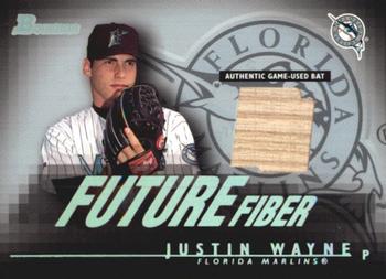 2003 Bowman - Future Fiber Bats #FF-JW Justin Wayne Front