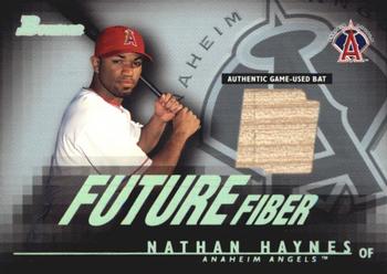 2003 Bowman - Future Fiber Bats #FF-NH Nathan Haynes Front