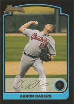 2003 Bowman - Gold #284 Aaron Rakers Front