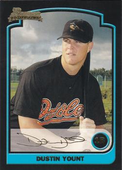 2003 Bowman - Gold #329 Dustin Yount Front