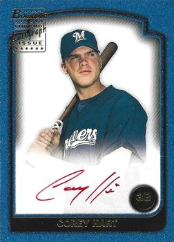2003 Bowman - Signs of the Future Red Ink #CJH Corey Hart Front
