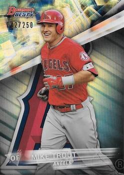 2016 Bowman's Best - Blue Refractor #1 Mike Trout Front