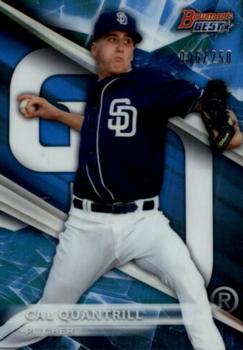 2016 Bowman's Best - Top Prospects Blue Refractor #TP-6 Cal Quantrill Front