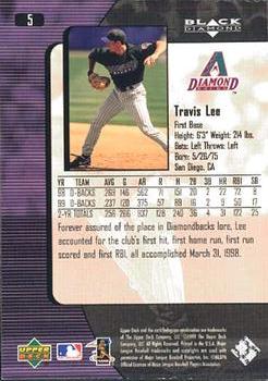 2000 Upper Deck Black Diamond #5 Travis Lee Back