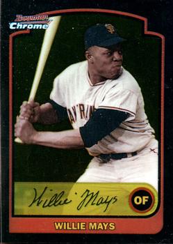 2003 Bowman Chrome - Gold Refractors #351 Willie Mays Front