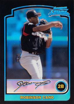 2003 Bowman Draft Picks & Prospects - Chrome Refractors #BDP124 Robinson Cano Front
