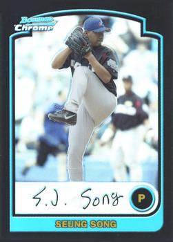 2003 Bowman Draft Picks & Prospects - Chrome Refractors #BDP159 Seung Song Front