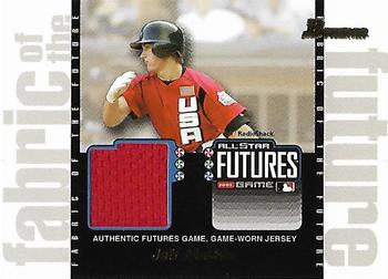 2003 Bowman Draft Picks & Prospects - Fabric of the Future Jersey Relics #FF-JSM Jeff Mathis Front