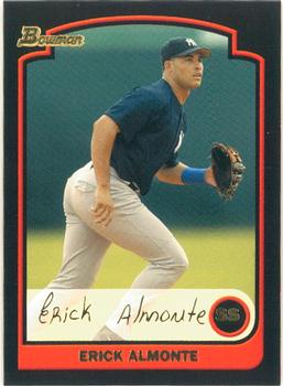 2003 Bowman Draft Picks & Prospects - Gold #BDP12 Erick Almonte Front