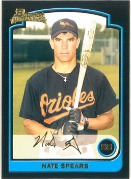 2003 Bowman Draft Picks & Prospects - Gold #BDP70 Nate Spears Front