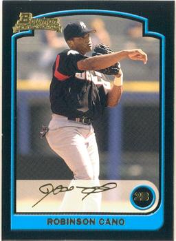 2003 Bowman Draft Picks & Prospects - Gold #BDP124 Robinson Cano Front