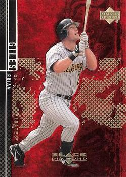 2000 Upper Deck Black Diamond Rookie Edition #82 Brian Giles Front
