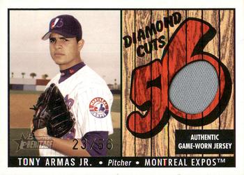 2003 Bowman Heritage - Diamond Cuts Red Relics #DC-TA Tony Armas Jr. Front