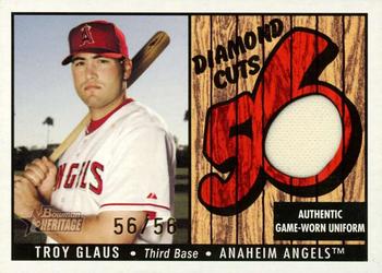 2003 Bowman Heritage - Diamond Cuts Red Relics #DC-TG Troy Glaus Front
