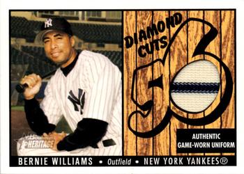 2003 Bowman Heritage - Diamond Cuts Relics #DC-BW Bernie Williams Front