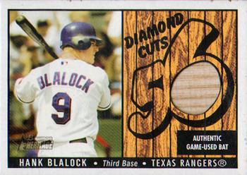 2003 Bowman Heritage - Diamond Cuts Relics #DC-HB Hank Blalock Front