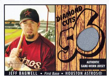 2003 Bowman Heritage - Diamond Cuts Relics #DC-JB Jeff Bagwell Front