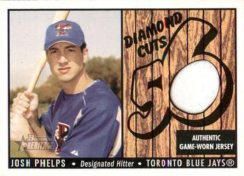 2003 Bowman Heritage - Diamond Cuts Relics #DC-JLP Josh Phelps Front