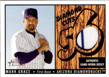 2003 Bowman Heritage - Diamond Cuts Relics #DC-MG Mark Grace Front