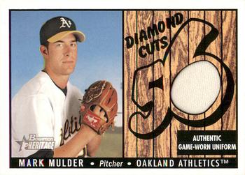 2003 Bowman Heritage - Diamond Cuts Relics #DC-MM Mark Mulder Front