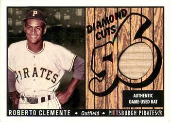 2003 Bowman Heritage - Diamond Cuts Relics #DC-RC Roberto Clemente Front