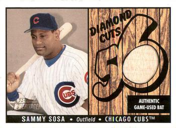 2003 Bowman Heritage - Diamond Cuts Relics #DC-SS1 Sammy Sosa Front