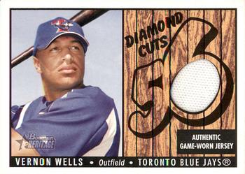 2003 Bowman Heritage - Diamond Cuts Relics #DC-VW Vernon Wells Front