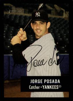 2003 Bowman Heritage - Facsimile Signature #1 Jorge Posada Front