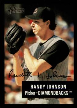 2003 Bowman Heritage - Facsimile Signature #10 Randy Johnson Front