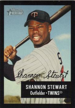 2003 Bowman Heritage - Facsimile Signature #21 Shannon Stewart Front