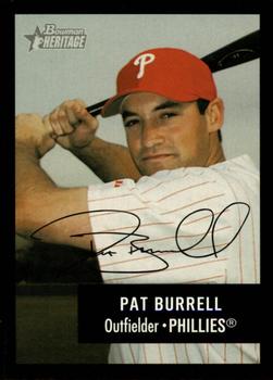 2003 Bowman Heritage - Facsimile Signature #32 Pat Burrell Front