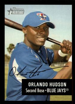 2003 Bowman Heritage - Facsimile Signature #41 Orlando Hudson Front