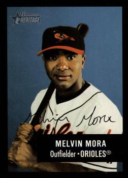 2003 Bowman Heritage - Facsimile Signature #44 Melvin Mora Front