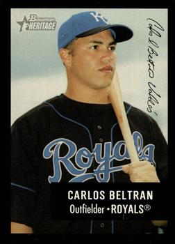 2003 Bowman Heritage - Facsimile Signature #52 Carlos Beltran Front