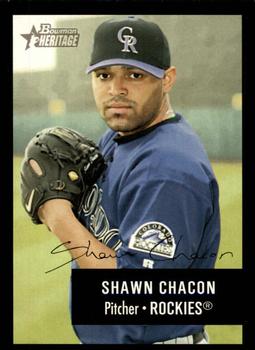 2003 Bowman Heritage - Facsimile Signature #67 Shawn Chacon Front