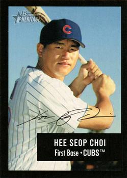 2003 Bowman Heritage - Facsimile Signature #71 Hee Seop Choi Front