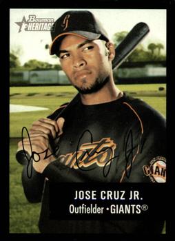 2003 Bowman Heritage - Facsimile Signature #91 Jose Cruz Jr. Front