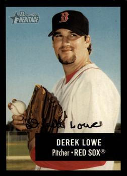 2003 Bowman Heritage - Facsimile Signature #92 Derek Lowe Front